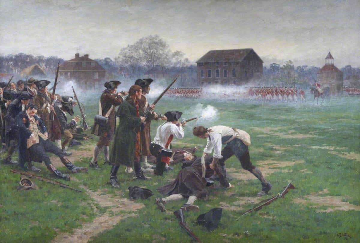 Battle of Lexington and Concord 19th April 1775 American Revolutionary War