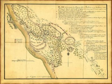 Battle of Barren Hill map