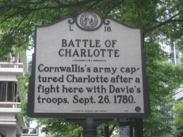 Battle of Charlotte marker