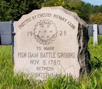 Battle of Fish Dam monument