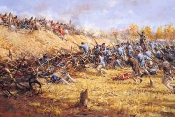 Battle of Freeman's Farm near Saratoga