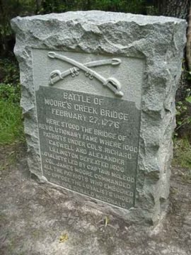 Battle-of-Moores-Creek-Bridge-Marker