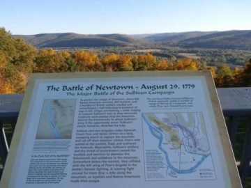 Battle of Newtown marker