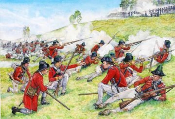 British redcoats at the Battle of Brandywine