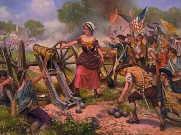 Margaret Corbin at the Battle of Fort Washington