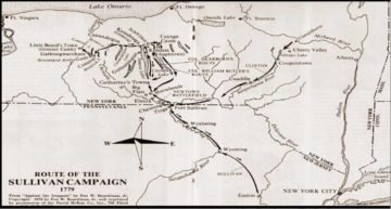 Route of the Sullivan Campaign