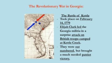 The Revolutionary War in Georgia