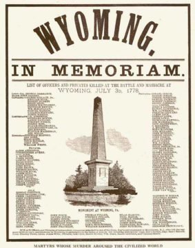 Wyoming Valley massacre monument