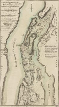 Battle of Fort Washington map