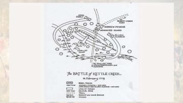 Battle of Kettle Creek sketch