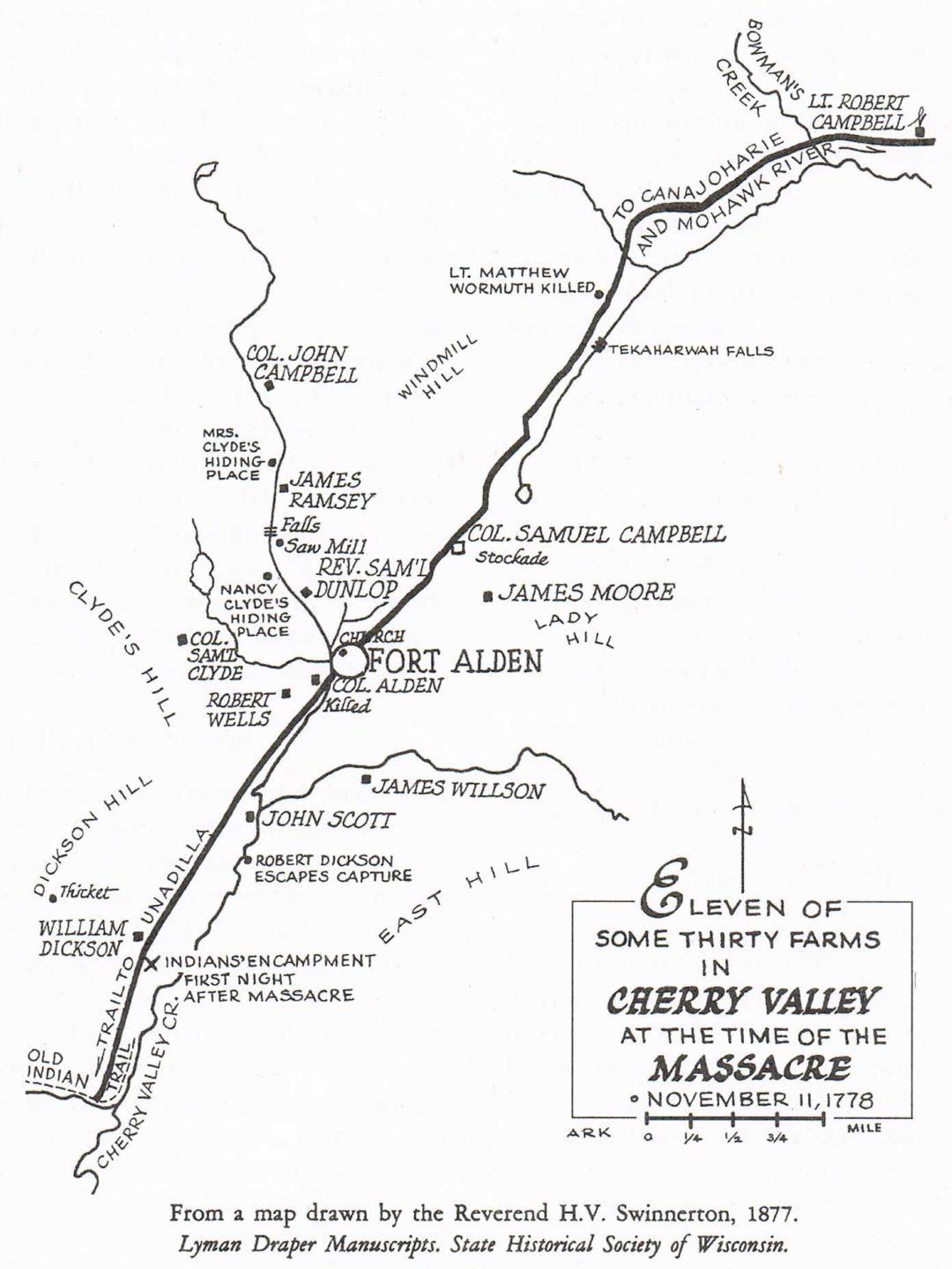 Battle Of Cherry Valley Massacre American Revolutionary War