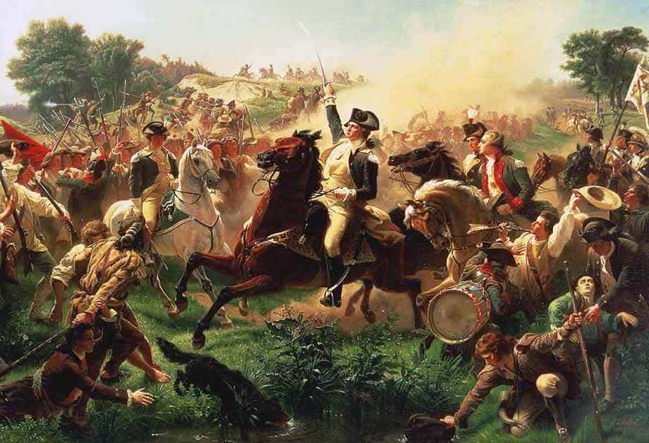 General Washington at Battle of Monmouth Courthouse
