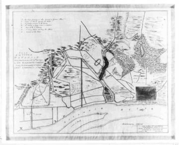 Map of the capture of Savannah