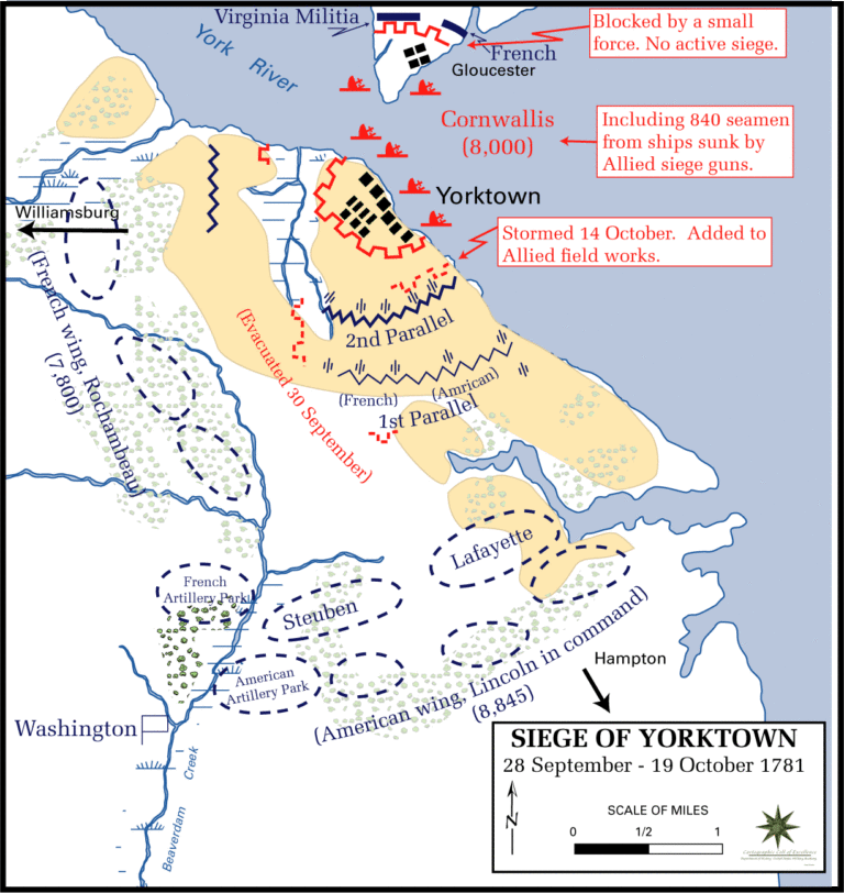 Siege Of Yorktown • American Revolutionary War