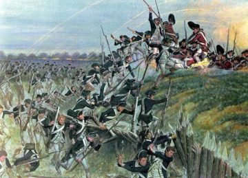Storming the Redoubt at the Battle of Yorktown