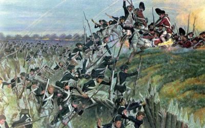 Storming the Redoubt at the Battle of Yorktown